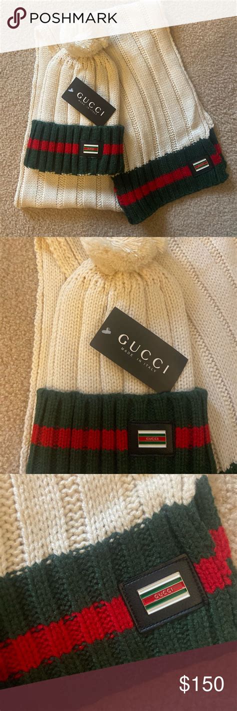 gucci hat and scarf set uk|Gucci scarf unisex.